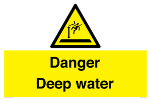 Danger Deep water